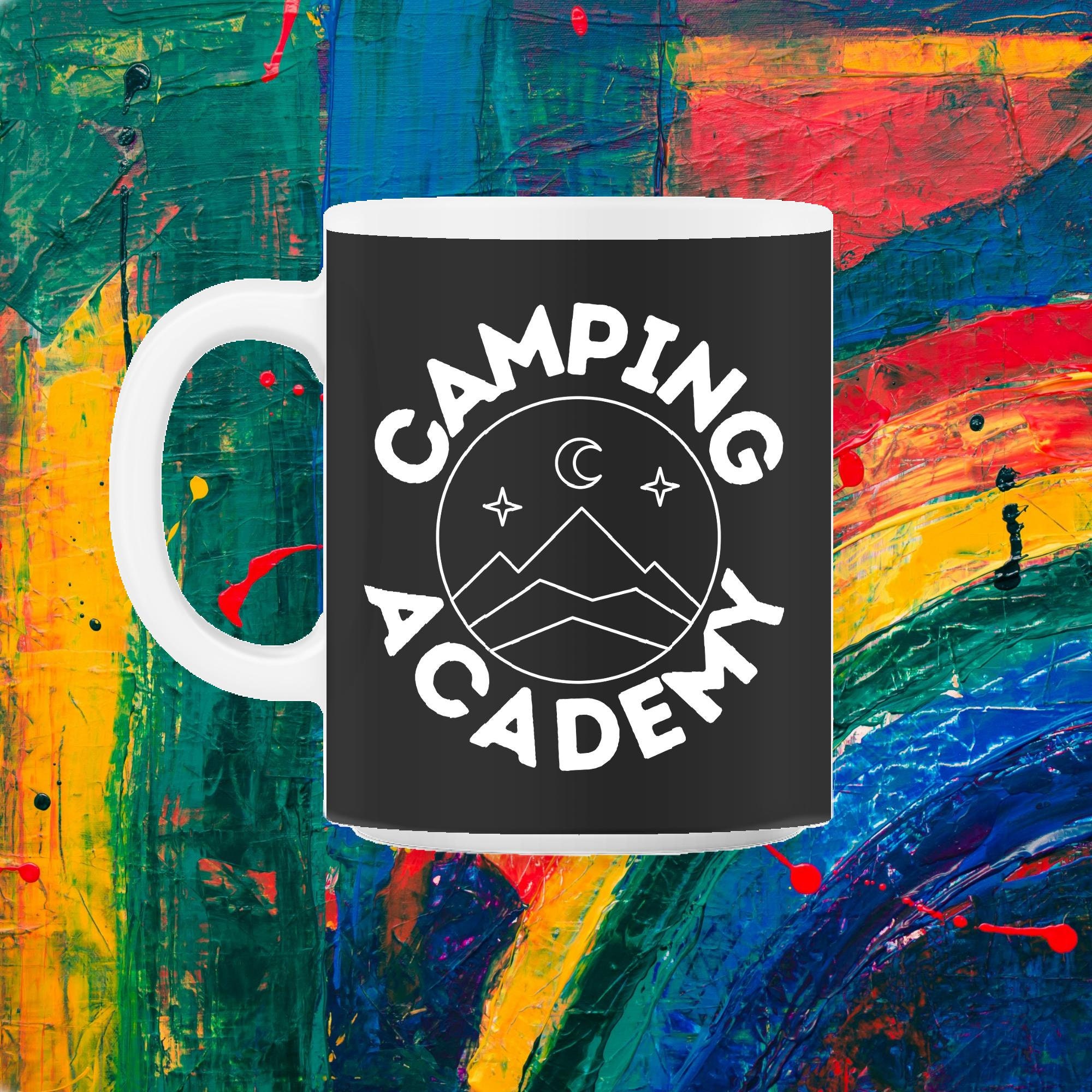 Camping Academy Cadeau Parfait Pour Les Amoureux de La Nature Randonnée Montagnes Bois Voyage en Ple