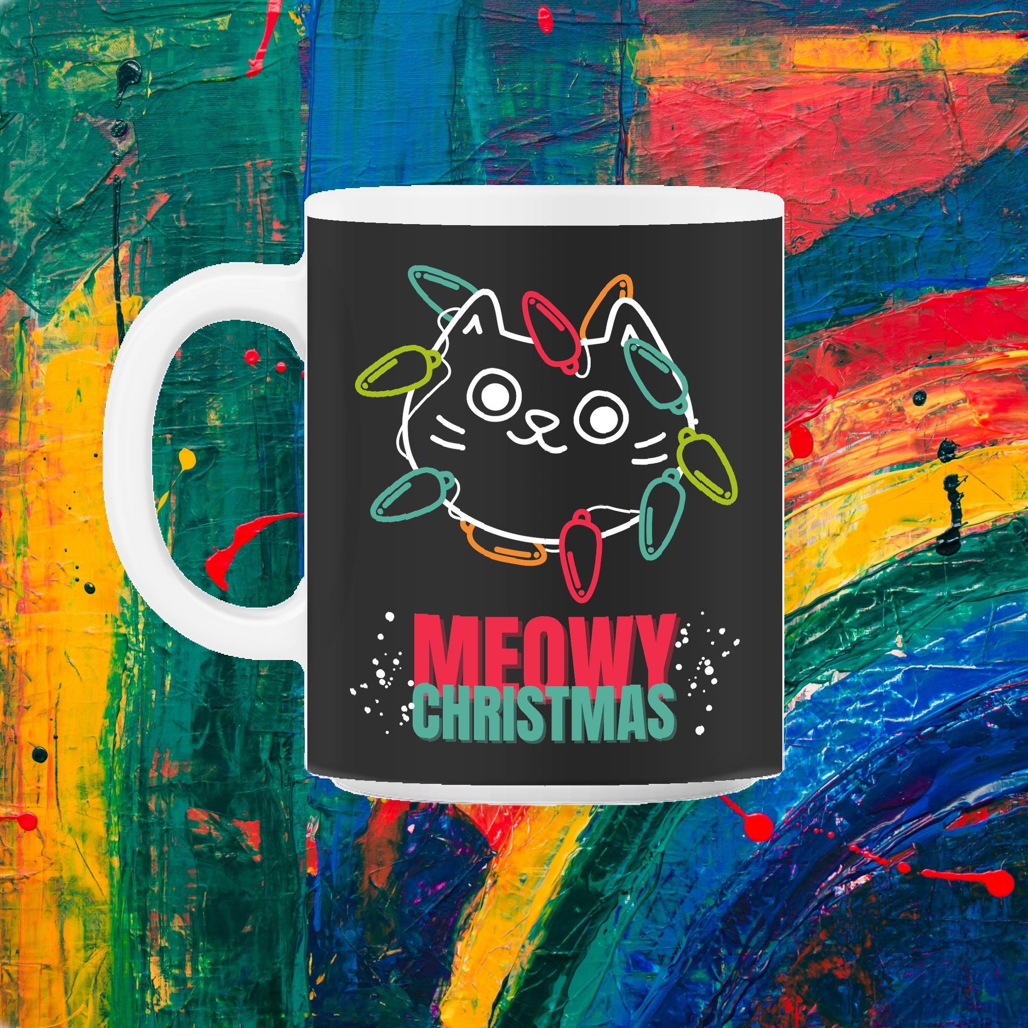 Chat de Noël Meowy 11Oz Mug