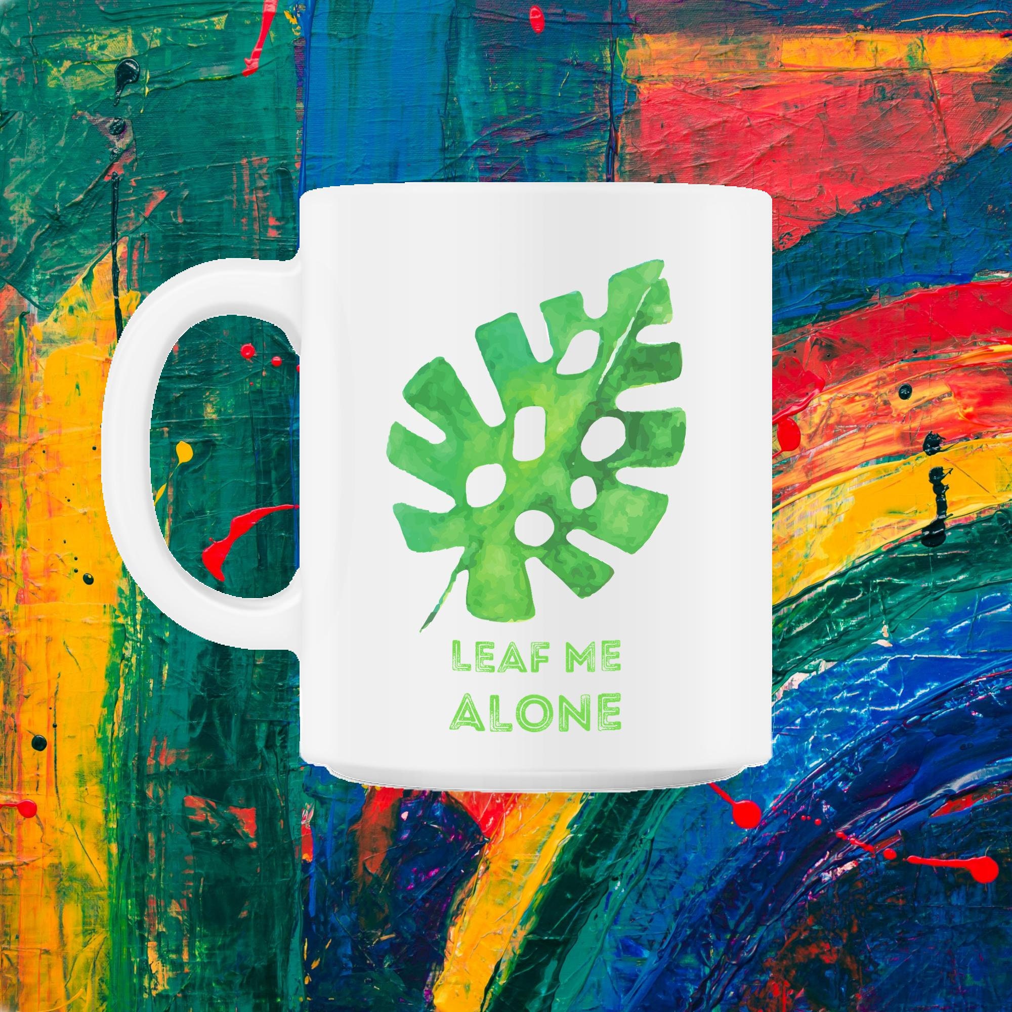 Monstera Leaf Me Alone 11Oz Mug