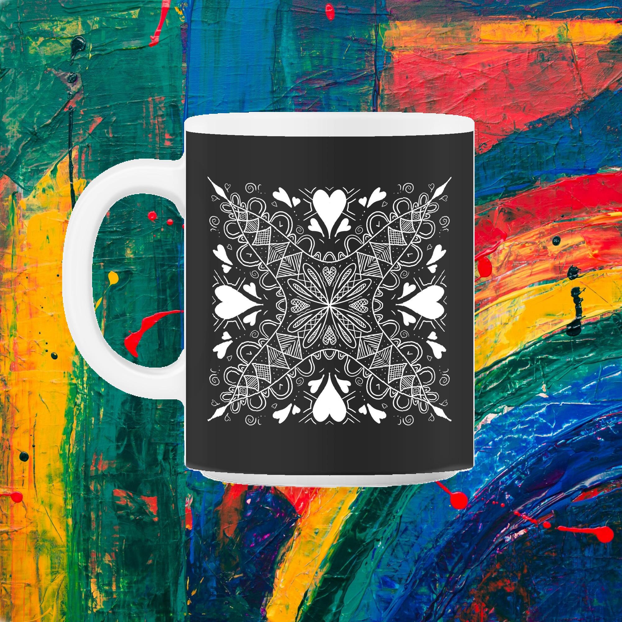 Hearts Mandala 11Oz Mug