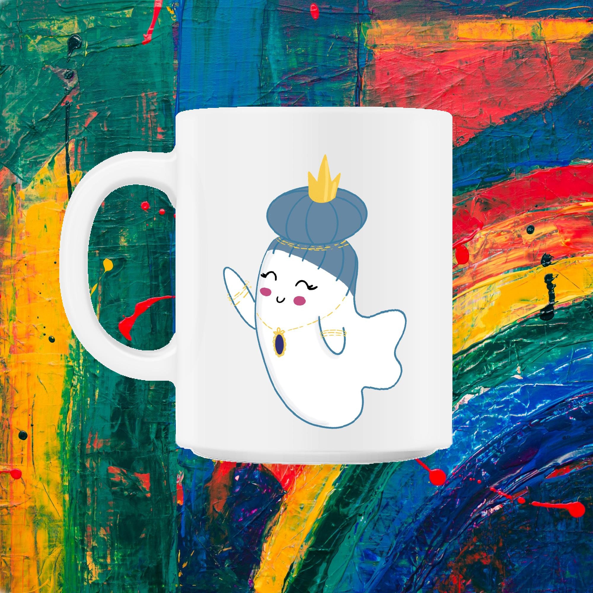 Petit Fantôme Orné 11Oz Mug