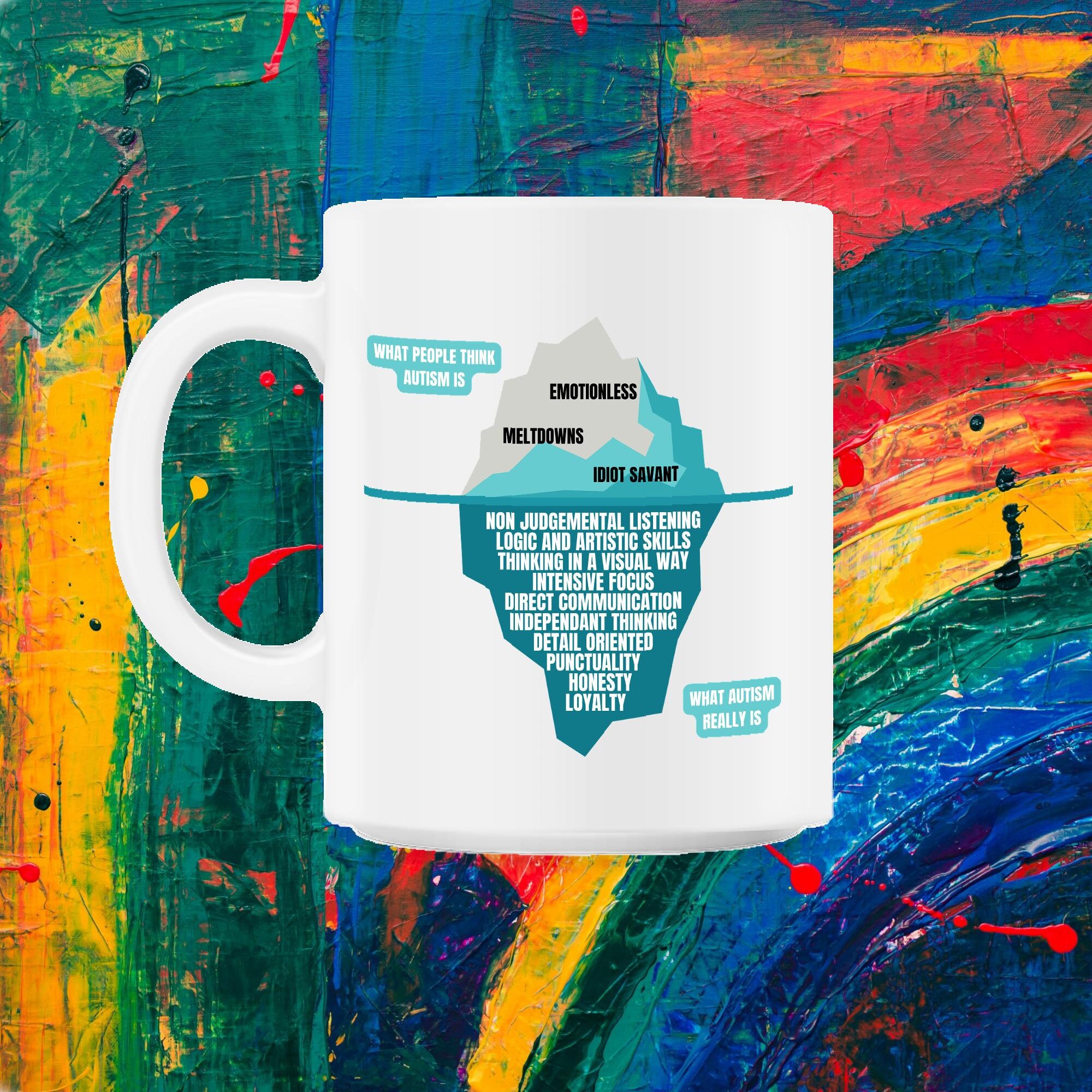 L'autisme Iceberg Funny Design Pour Autistes 11Oz Mug