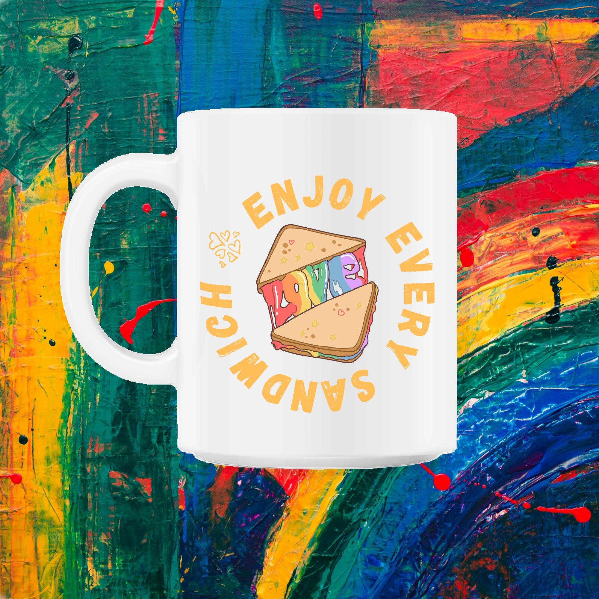 Profitez de Chaque Tasse Sandwich 11 Oz