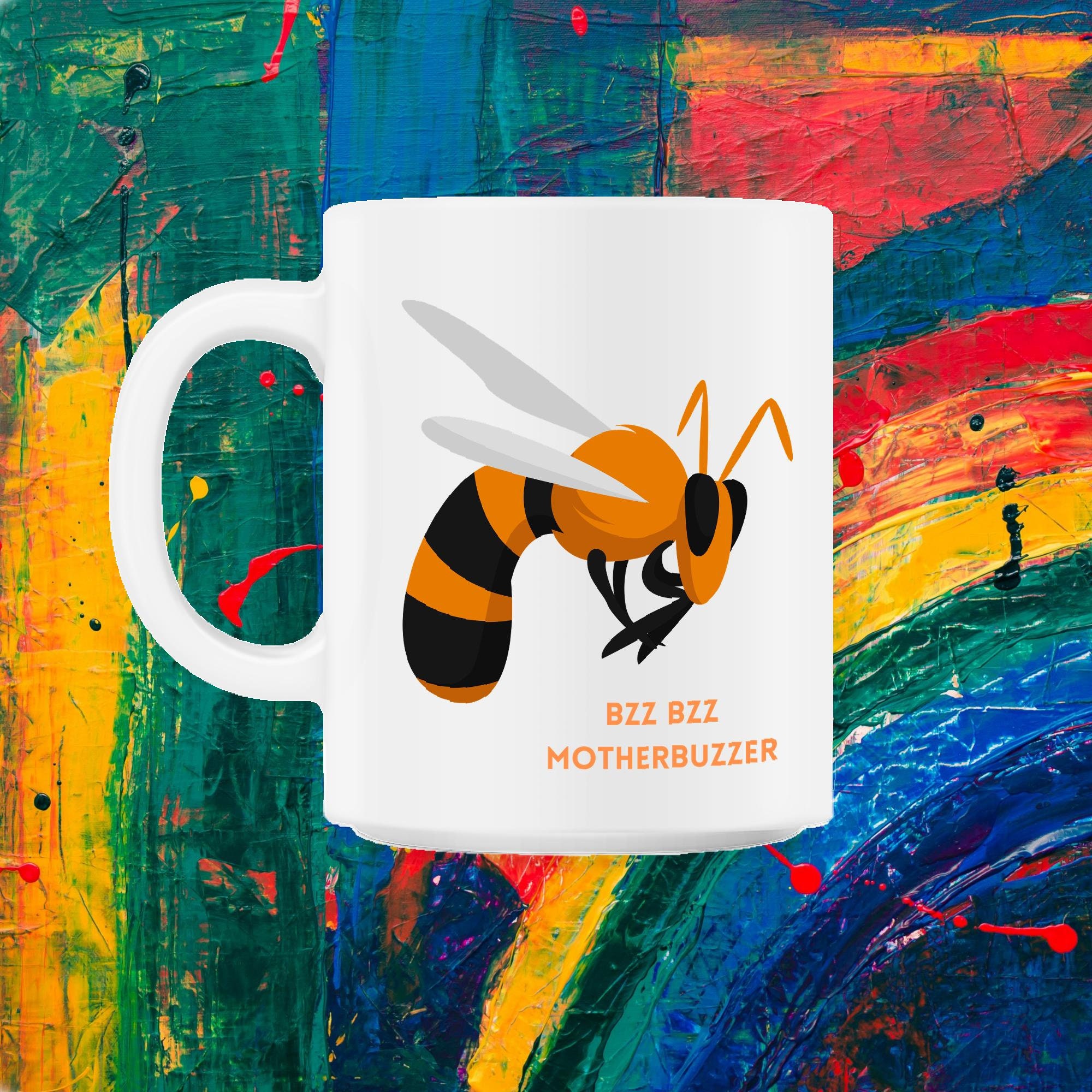 Bzz Bzz Motherbuzzer Drôle de Guêpe Cadeau 11Oz Mug