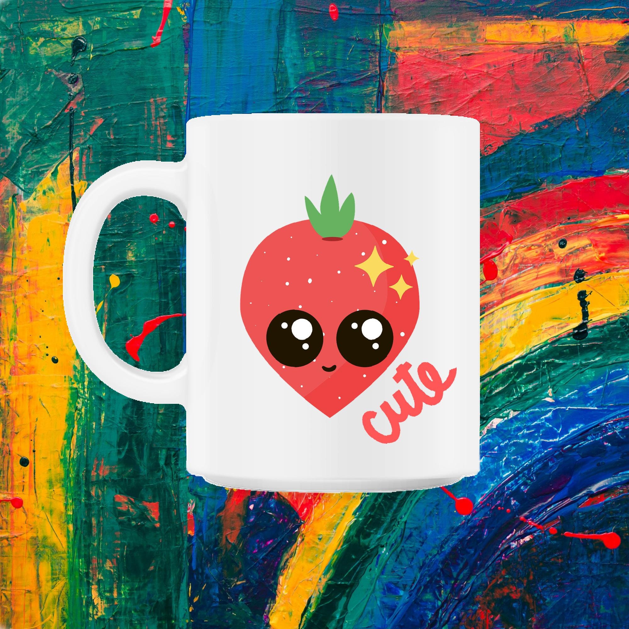 Mignonne Tasse de Fraise 11 Oz