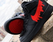 Nike Air Force 1 - Custom quot Bloody Shoe quot - Available in ALL SIZES
