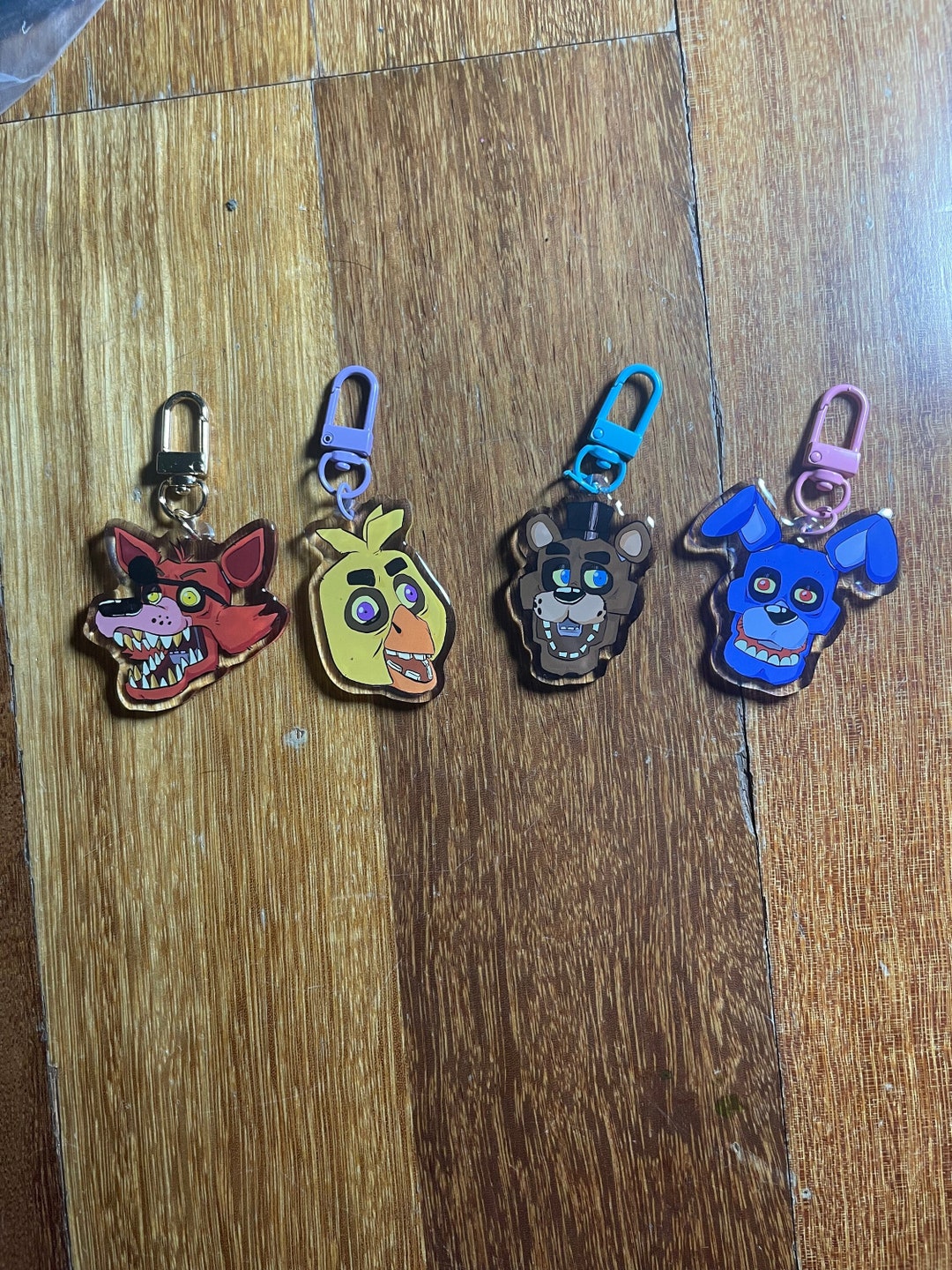 2 Fnaf Keychains Etsy