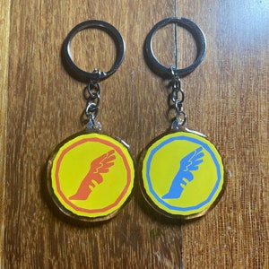 2&quot; TF2 class emblem charms (double sided RED and BLU)