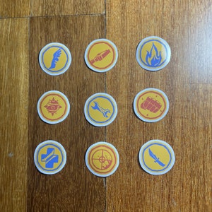1.5&quot; TF2 emblem stickers