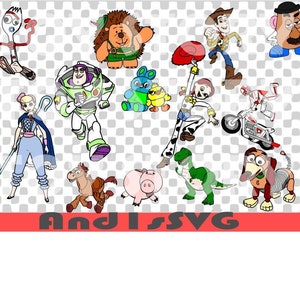 toy story svg, png, dxf