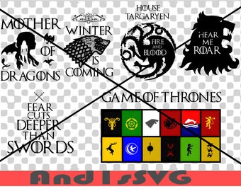 game of thrones font etsy