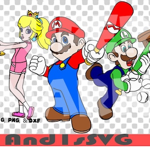 Mario Baseball layered cutting file
