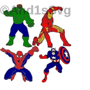 Herói da Marvel SVG
