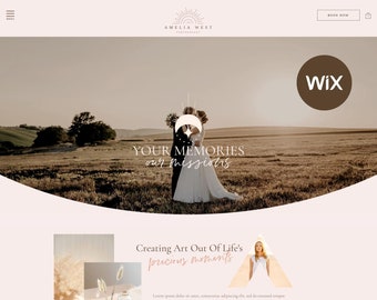 Boho Photography Website Template - Wix Design