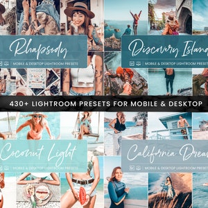 440 Lightroom Preset Bundle, Premium Natural Photo Filter Instagram Bloggers, Bright Airy Presets for Influencers, Mobile & Desktop Presets image 5