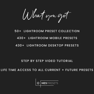 440 Lightroom Preset Bundle, Premium Natural Photo Filter Instagram Bloggers, Bright Airy Presets for Influencers, Mobile & Desktop Presets image 2