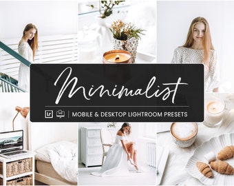 12 Minimalist Mobile Lightroom Presets, Desktop Presets, Clean Presets, Indoor Presets, Bright Preset, White Crips Presets, Lr Presets DNG