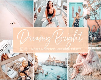 15 Mobile Lightroom Presets, Dreamy Bright Mobile Presets, Natural Light and Airy Presets, Colorful Presets, Instagram Presets, DNG files