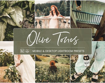 5 Mobile Lightroom Presets, Olive Tones Presets, Bright Presets, Lifestyle Presets, Blogger Presets, Light & Airy Preset, Lr Presets DNG