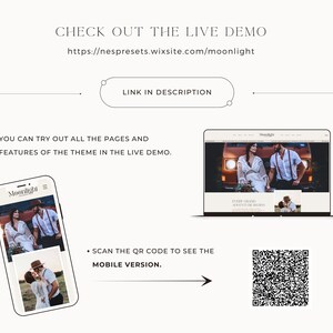 May include: A screenshot of a website with the text "Moonlight" and the words "Every great adventure begins" on the screen. The website is shown on a laptop and a mobile phone. A QR code is also shown, which can be scanned to see the mobile version of the website.