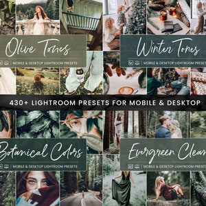 440 Lightroom Preset Bundle, Premium Natural Photo Filter Instagram Bloggers, Bright Airy Presets for Influencers, Mobile & Desktop Presets image 7