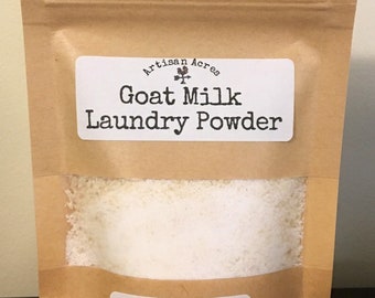 SAMPLE - Goat Milk Laundry Detergent, All Natural, Chemical Free Laundry Powdered Detergent