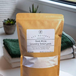 Goat Milk Laundry Soap, All Natural, Chemical Free Laundry Detergent