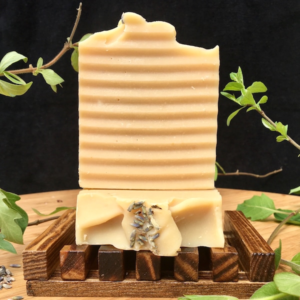 Lavender Goat Milk Soap, Farm Fresh, All Natural, Moisturizing