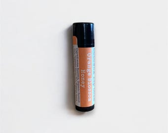 Orange Blossom Honey Beeswax Lip Balm, SPF 30, All Natural, Moisturizing