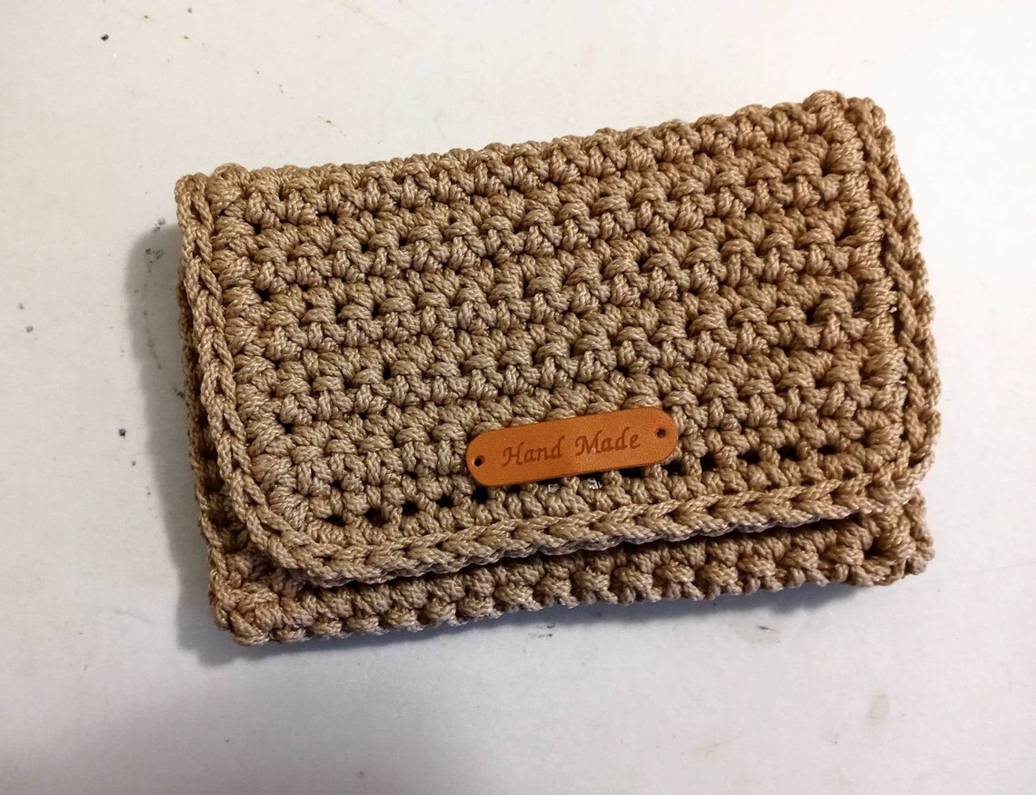 Wallets crochet card holder crochet wallet card holder Etsy