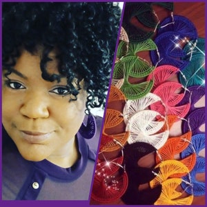 Patter Only,Crochet Hoop Earrings