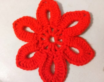 Pattern only, Crochet Flower,Flower pattern