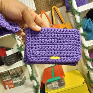 Cartera/tarjetero de crochet (solo patrón)