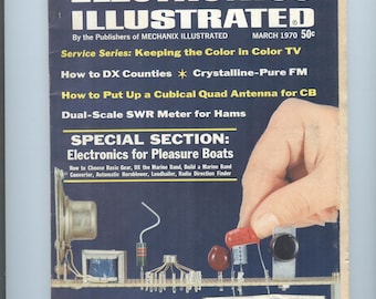 Electronics Illustrated March 1970 magazine  Vol. 13  No.2