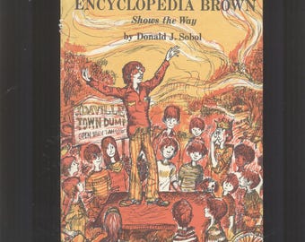 Enciclopedia Brown muestra el camino por Donald J. Sobol 1972 Primera edición en tapa dura