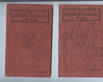 The Ontario Readers Primer, First Book and Second Book (3 books)  1973