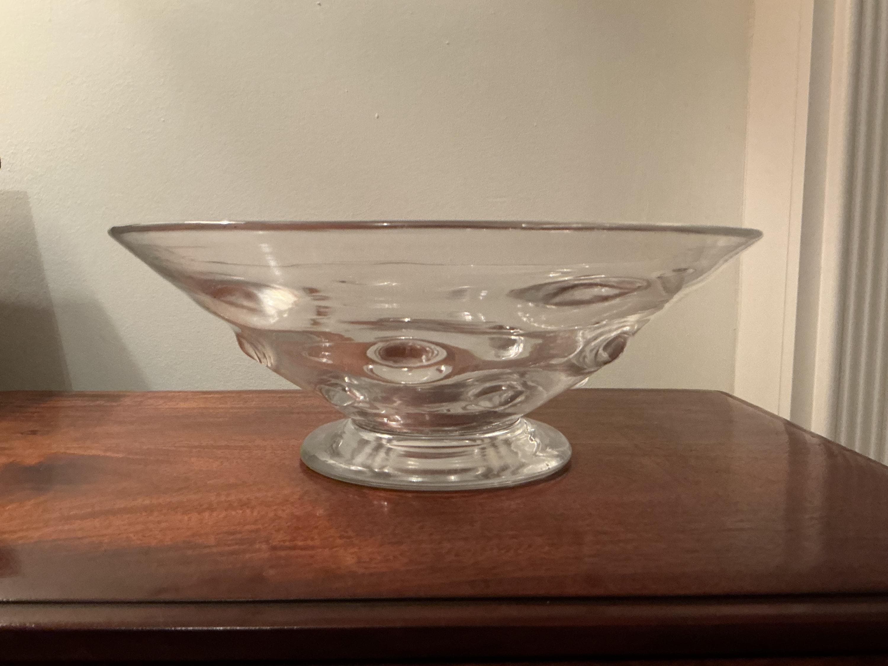 Thomas Webb Glass Bowl - Etsy