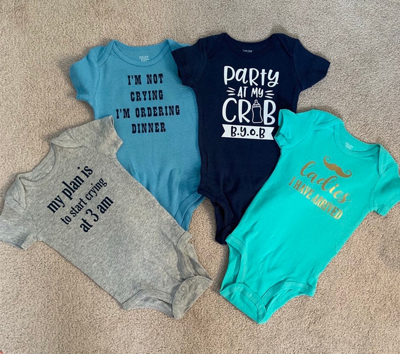 Baby Onesies With Cute Sayings Etsy