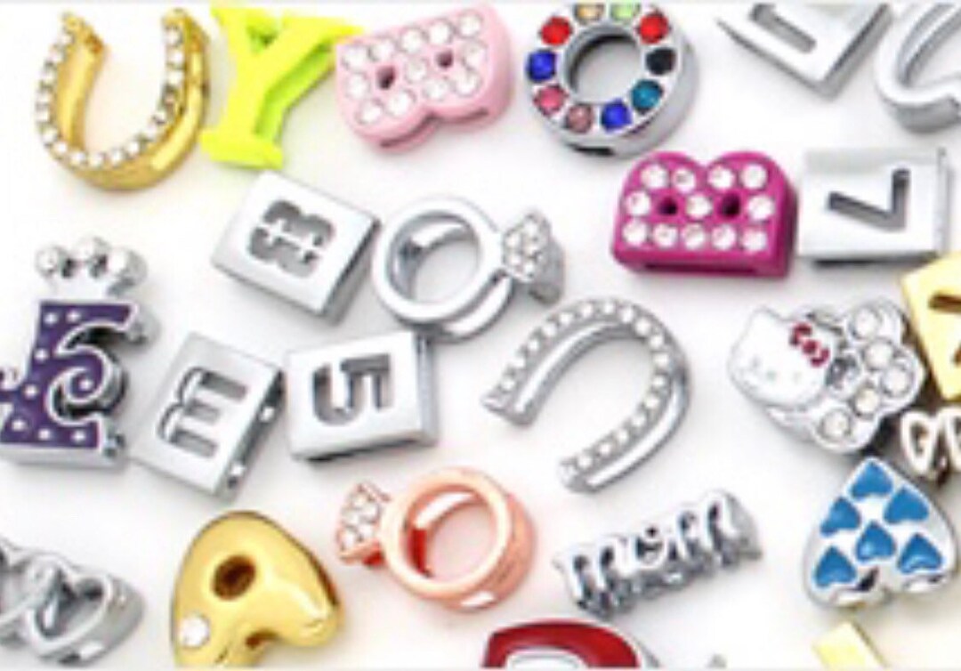 8mm Full Assorted SLIDER Charms Etsy
