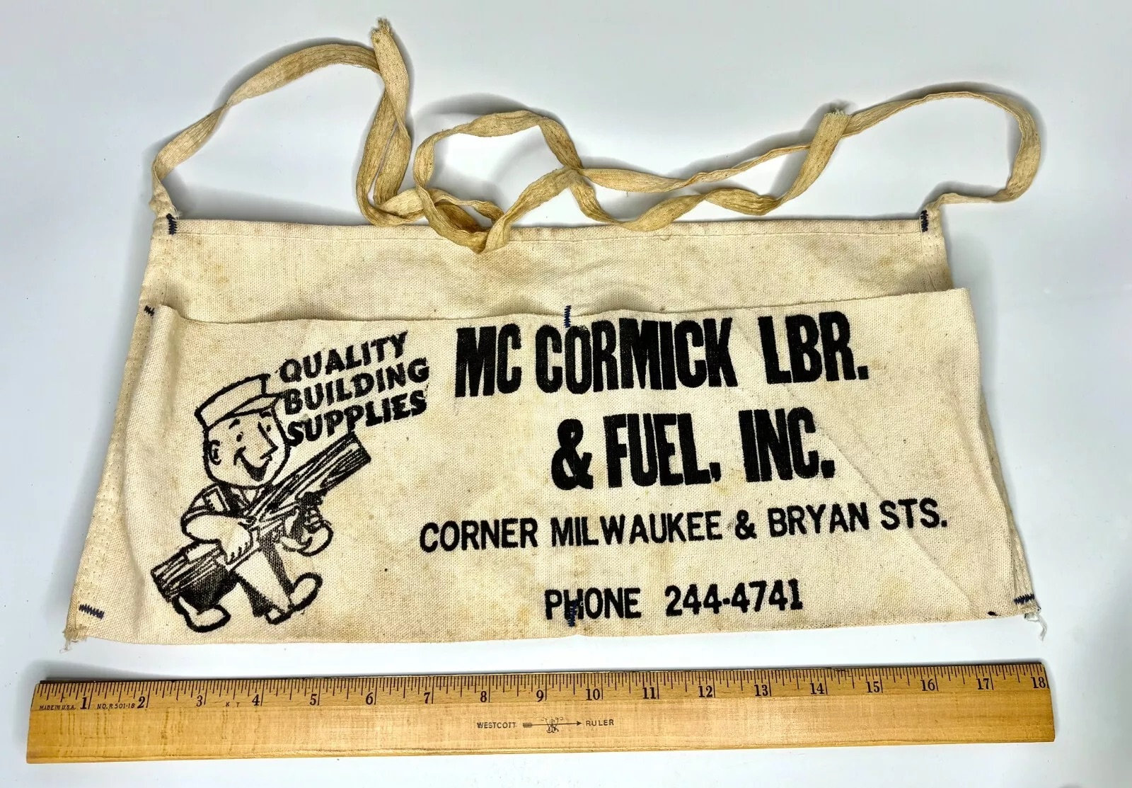 Vintage Lumber Apron - Etsy