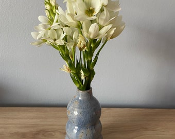 Sky Blue Bubble Vase, Flower Vase