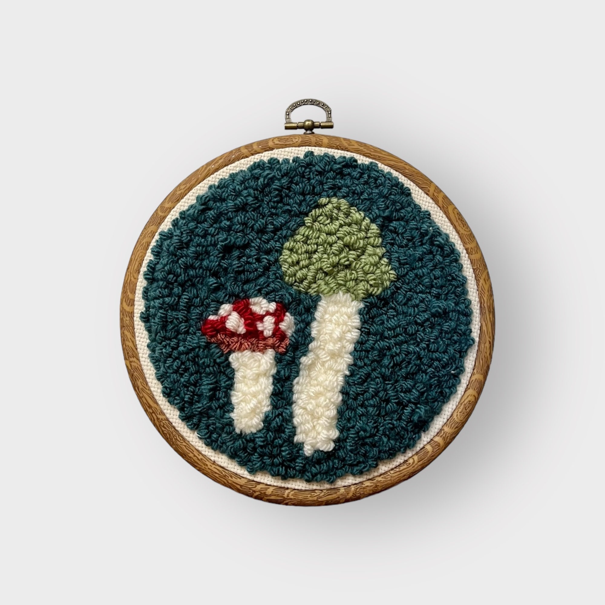 Punch Needle Kit for Beginner, Mushroom Punch Needle Kit, DIY Starter ...