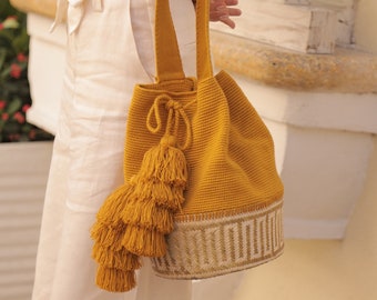 palm-based woven backpacks/ Wayuu backpack/ backpack/ bag