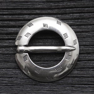 Latvian folk costume shirt brooch made of Silver or Bronze, Handmade Sakta, Authentic and historical. Latgale, Vārkava