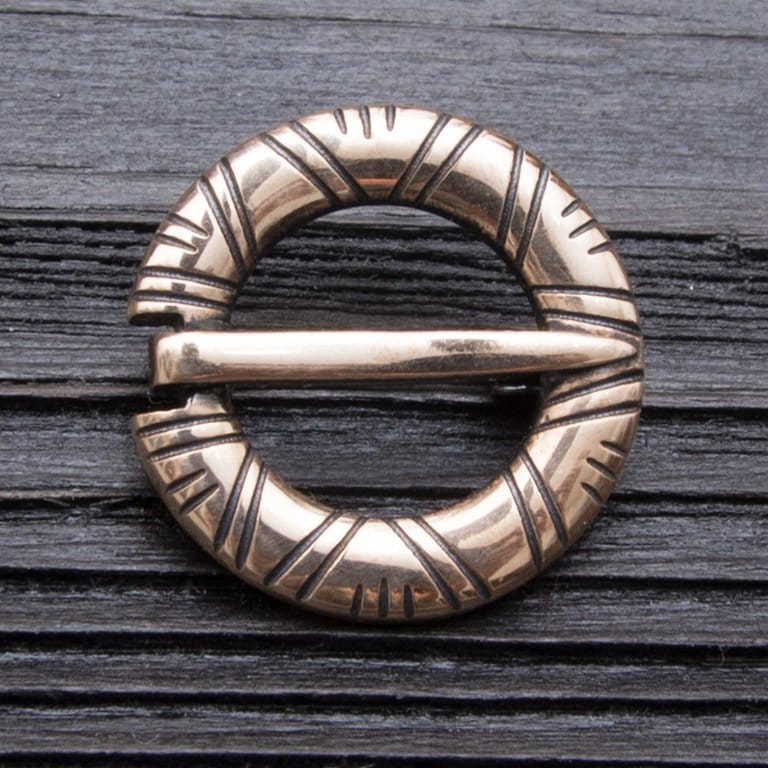 Sakta Pin Latvian Sakta Brooch, Silver Folk Costume Shirt Pin, Handmade Replica ...