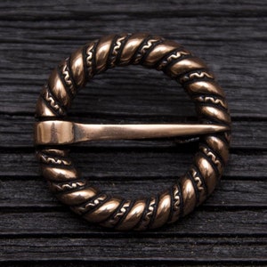 Sakta Pin Handmade Twisted Sakta Brooch, Latvian Folk Costume Pin - Etsy
