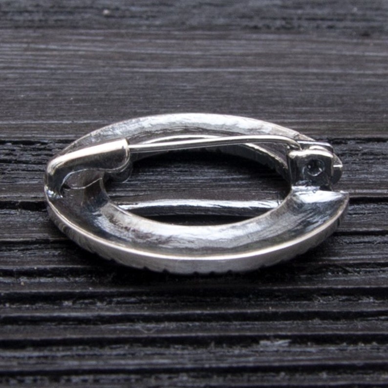 Sakta Pin Latvian Sakta Brooch, Silver Folk Costume Shirt Pin, Handmade Replica ...