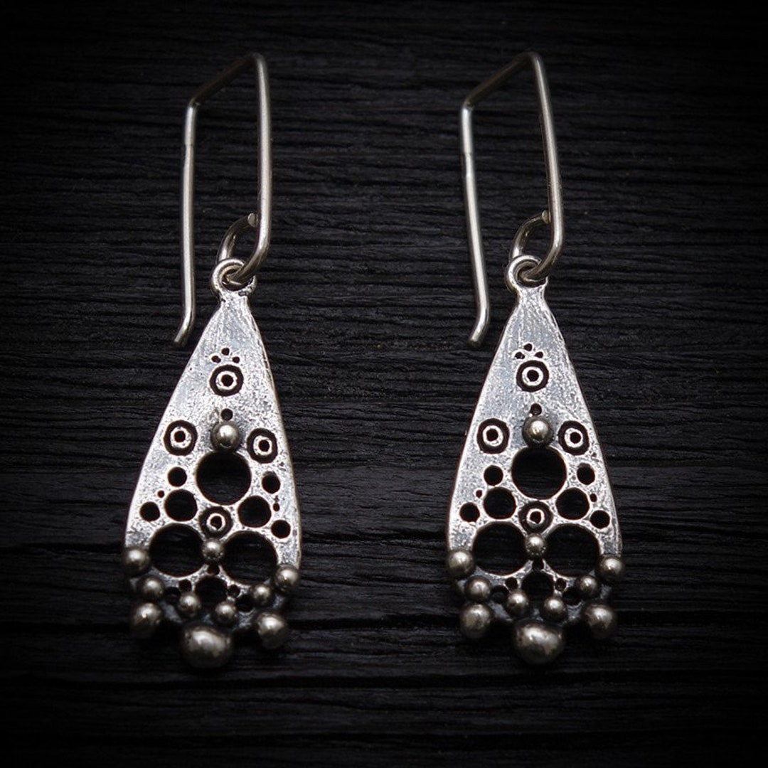 Beautiful Teardrop Earrings, Quality Silver Earrings, Small Teardrop ...