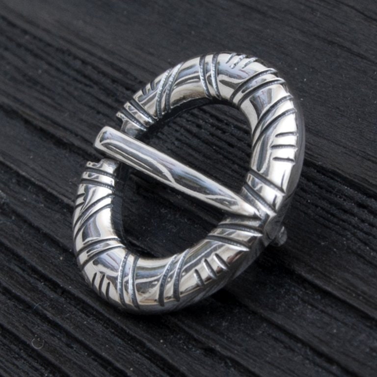 Sakta Pin Latvian Sakta Brooch, Silver Folk Costume Shirt Pin, Handmade Replica ...