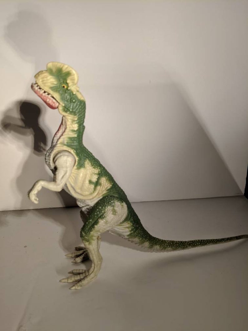 Vintage Jurassic Park spitting dinosaur | Etsy